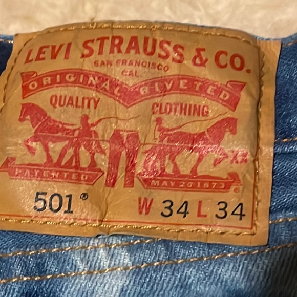 Tie dyed Levi’s 501 jeans - Picture 3 of 8
